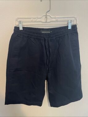 Rodd & Gunn Dark Navy Elastic Waist Shorts